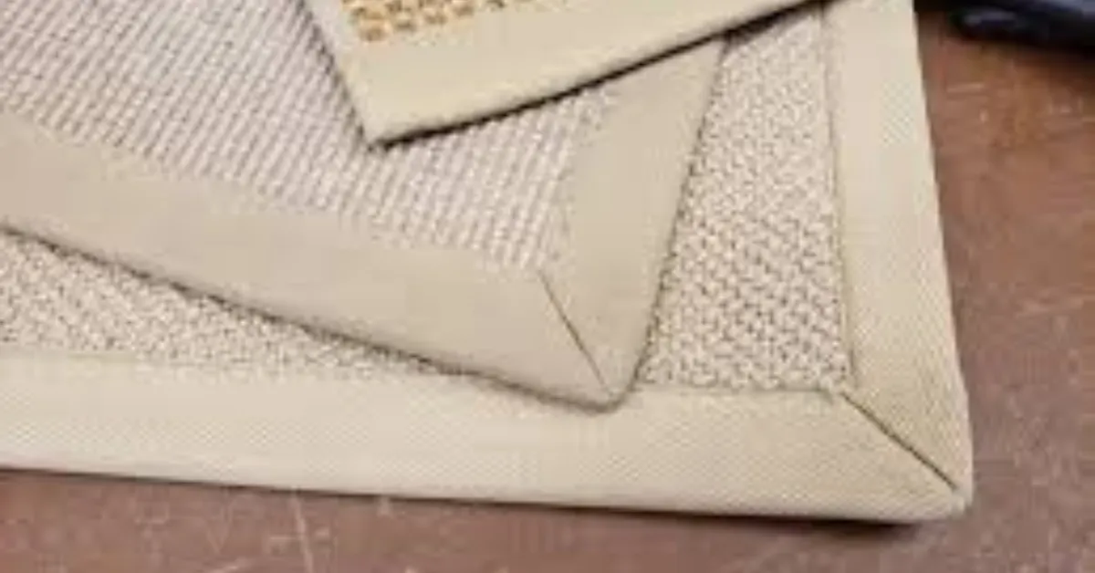 bind edges of carpet