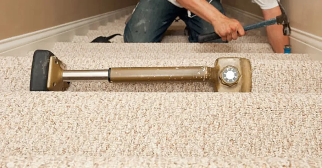 how to replace carpet on stairs