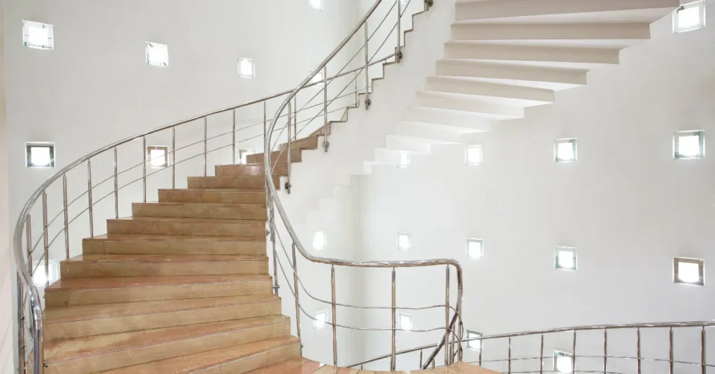 hardwood floor stairs