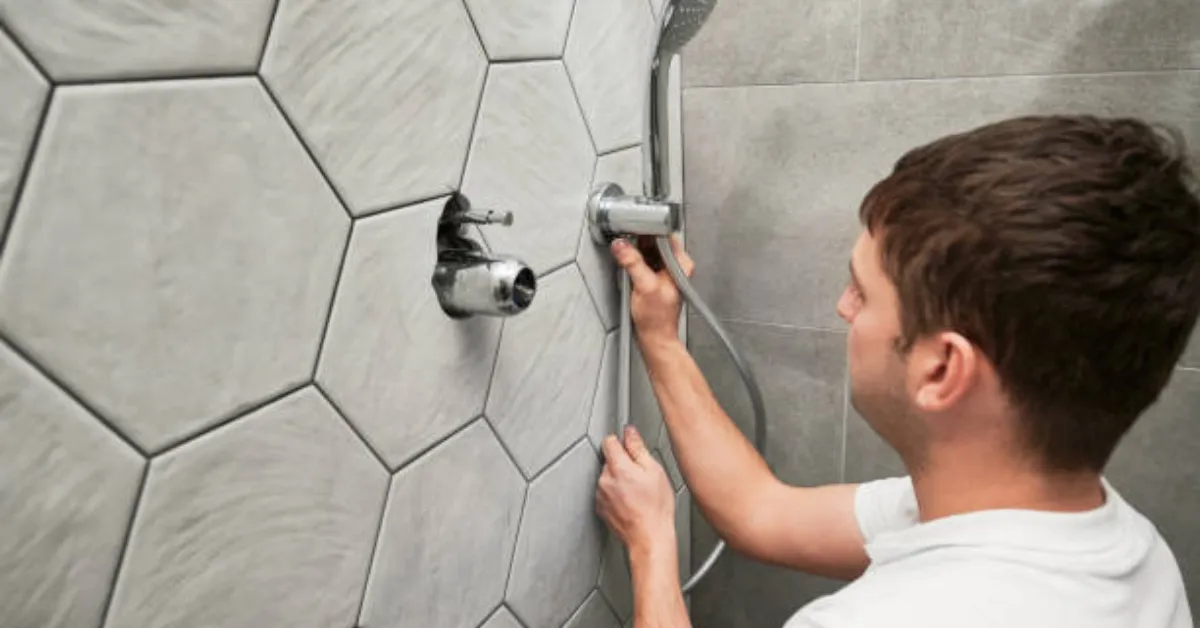 how to install tile shower