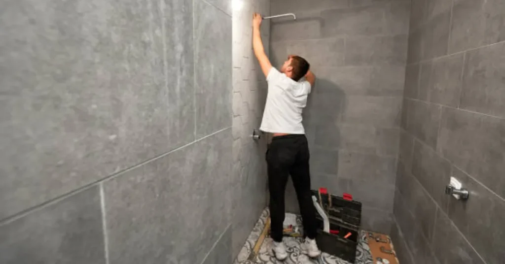 how to install tile shower