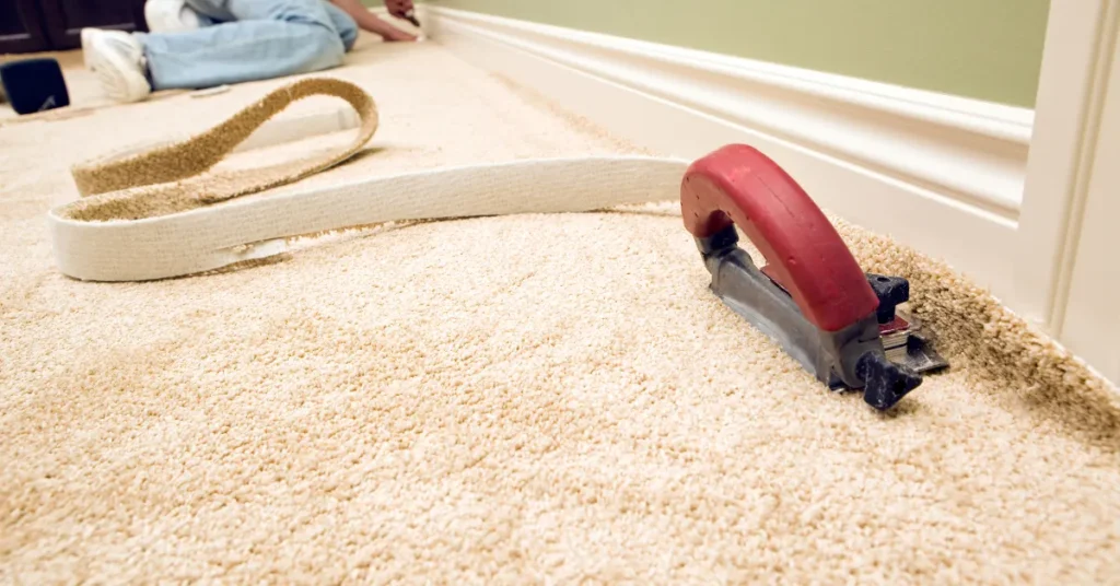 installing carpet