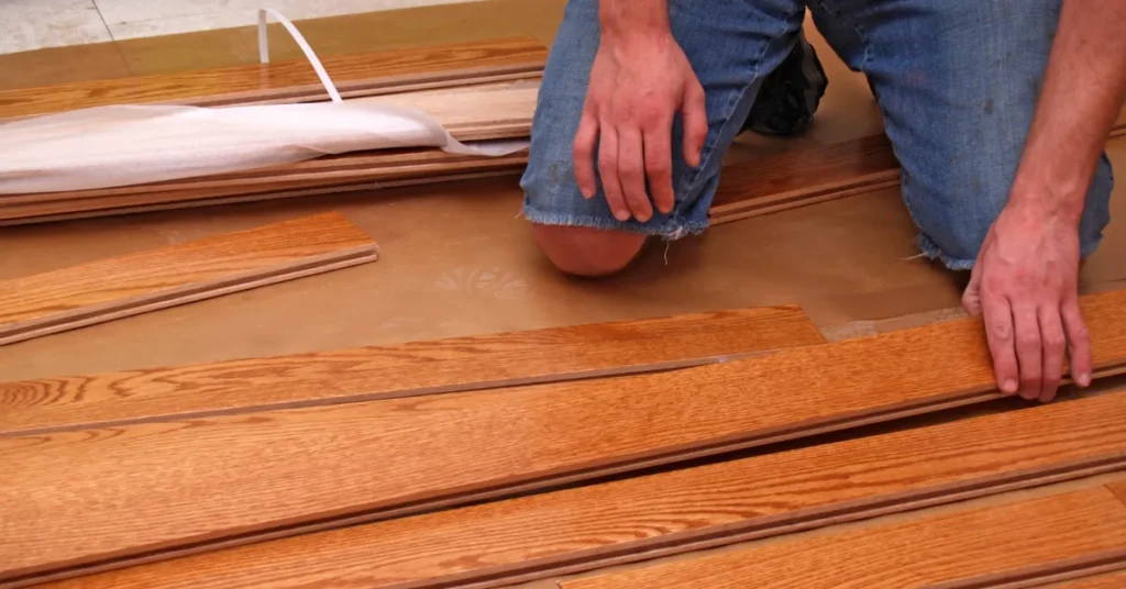 how do i install hardwood floors​